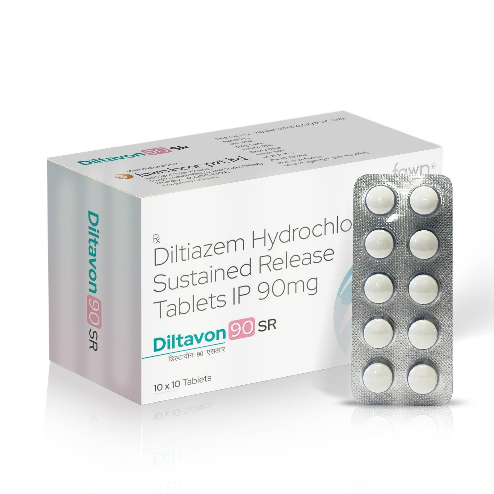 Diltiazem Hydrochloride Sustained Release Tablets IP 90 Mg - DILTAVON 90 SR Tablets - image 2