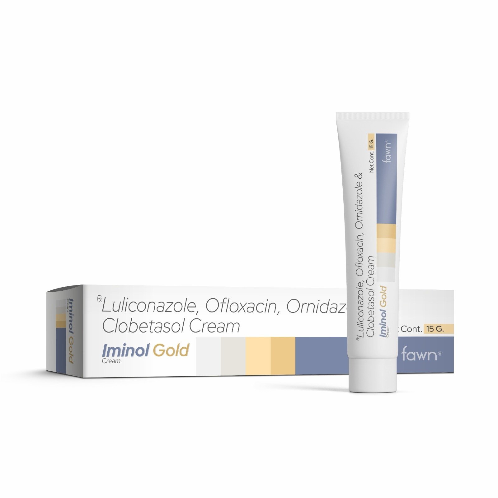 Luliconazole, Ofloxacin, Ornidazole & Clobetasol Cream - IMINOL GOLD Cream