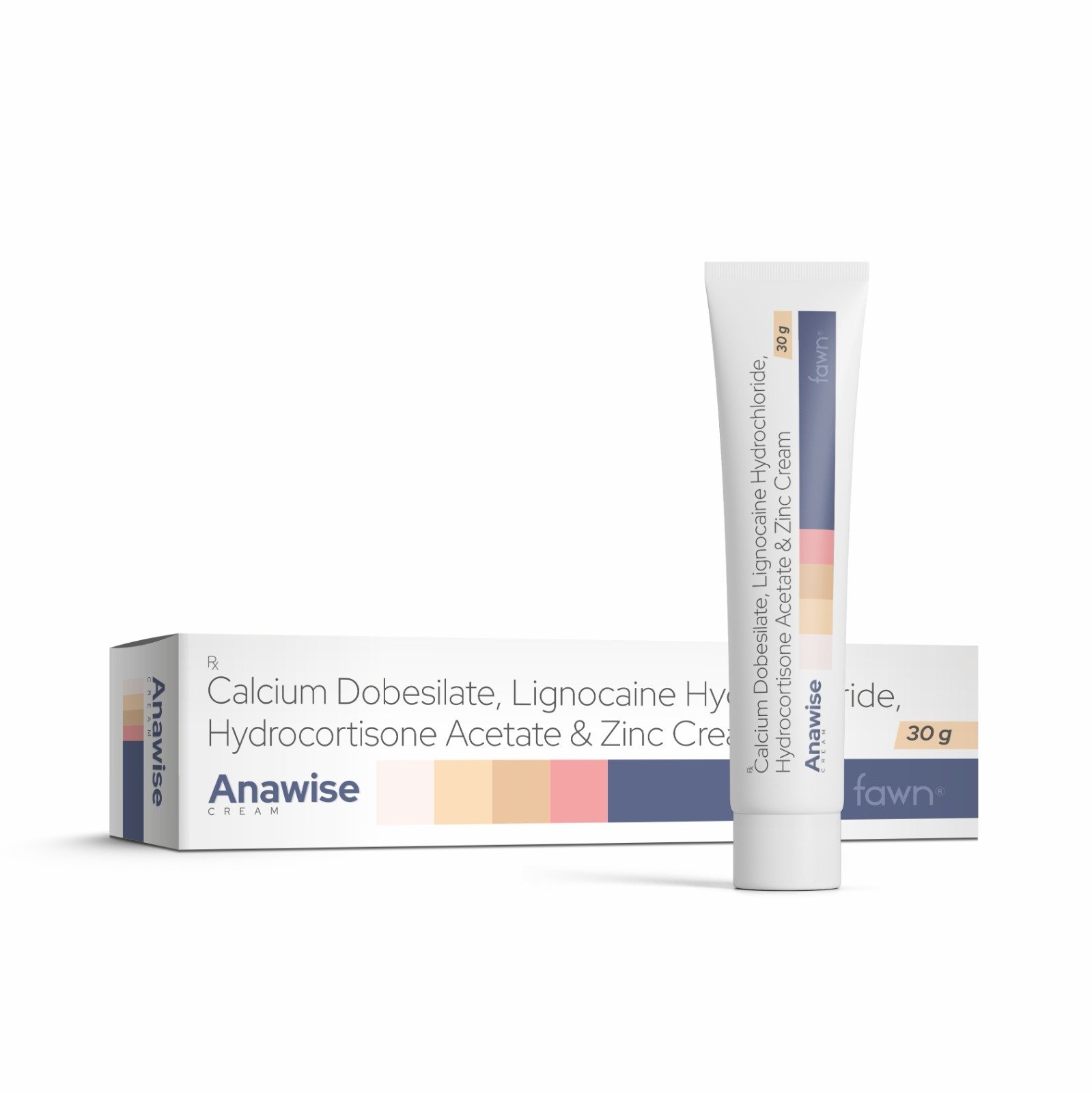 Calcium Dobesilate, Lignocaine Hydrochloride, Hydrocortisone Acetate & Zinc Cream - ANAWISE Cream - image 2