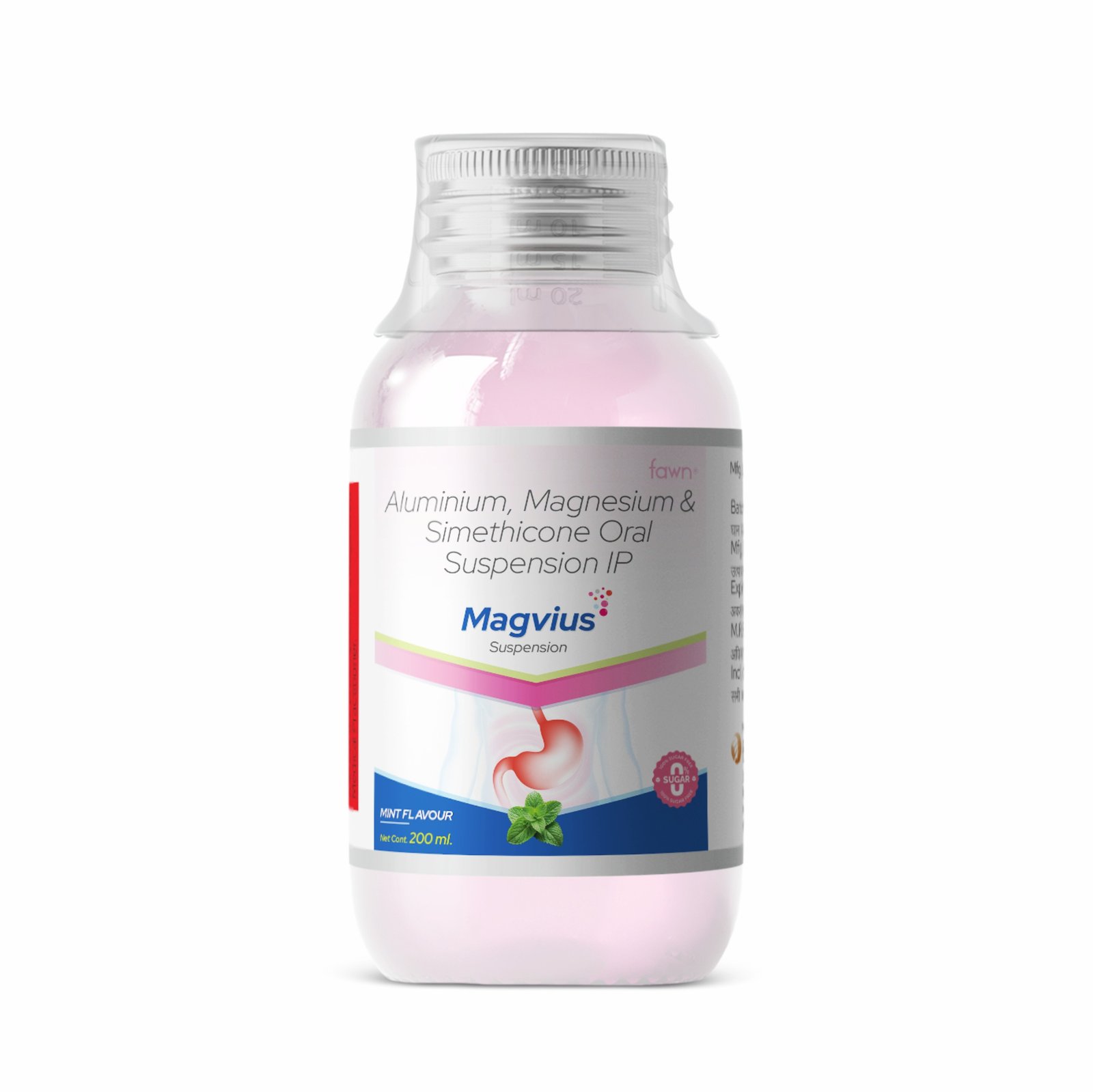 Aluminum Magnesium Simethicone Oral Suspension IP - MAGVIUS Suspension