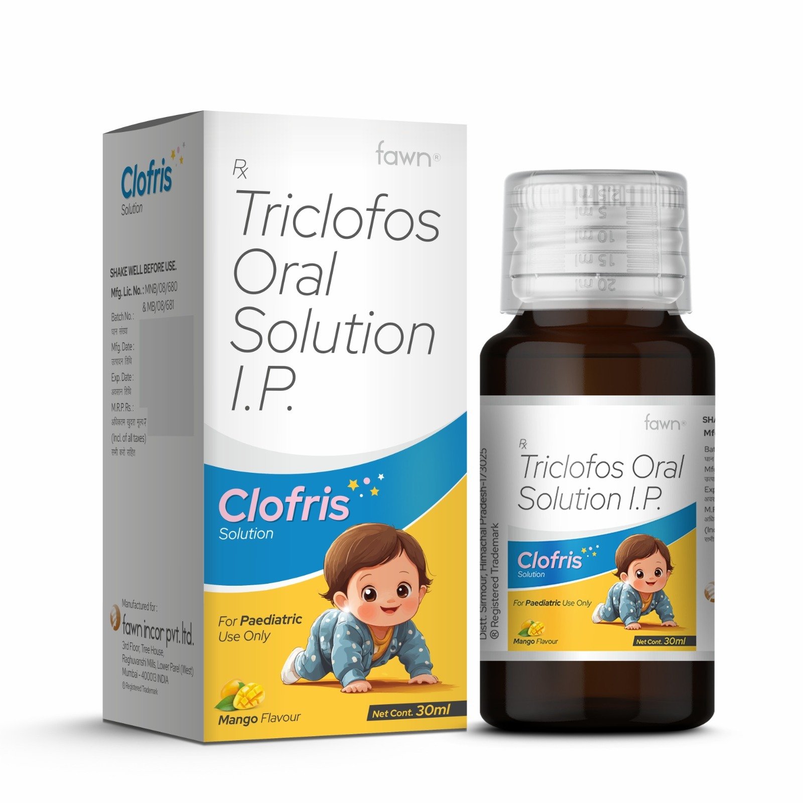 Triclofos Oral Solution IP - CLOFRIS Syrup