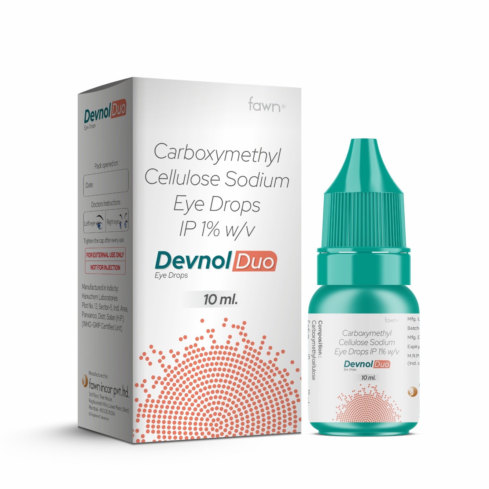 Carboxymethyl Cellulose Ophthalmic Solution IP - DEVNOL DUO Eye Drops