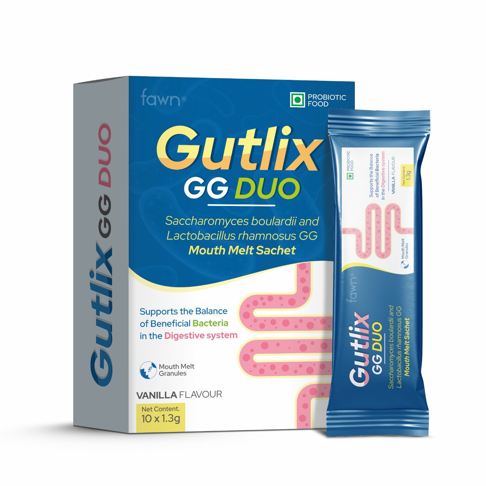 Saccharomyces Boulardii & Lactobacillus Rhamnosus GG Sachets - GUTLIX GG DUO Sachet