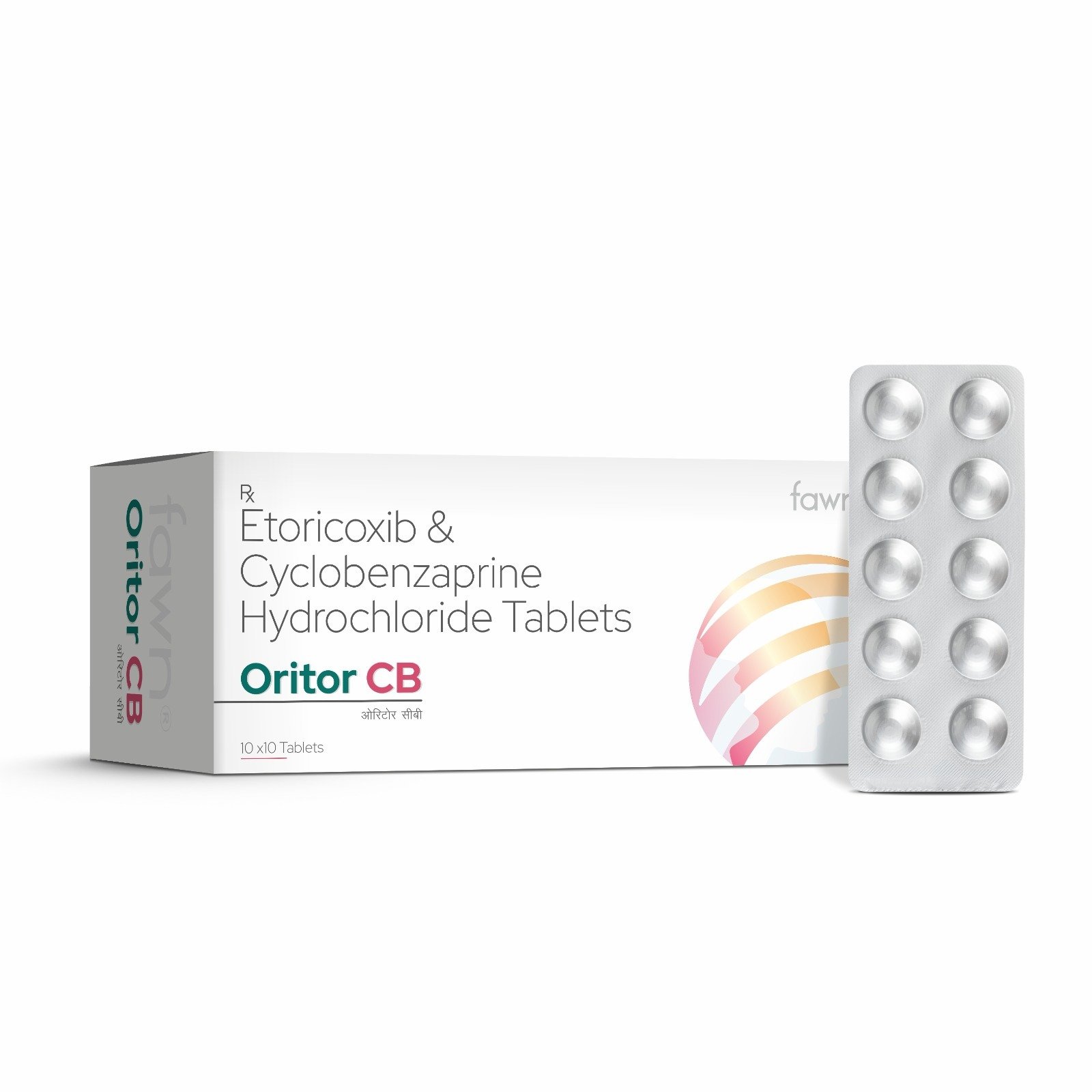 Etoricoxib 90 MG + Cyclobenzoprine Hydrochloride 5 MG Tablets - ORITOR CB Tablets - image 2