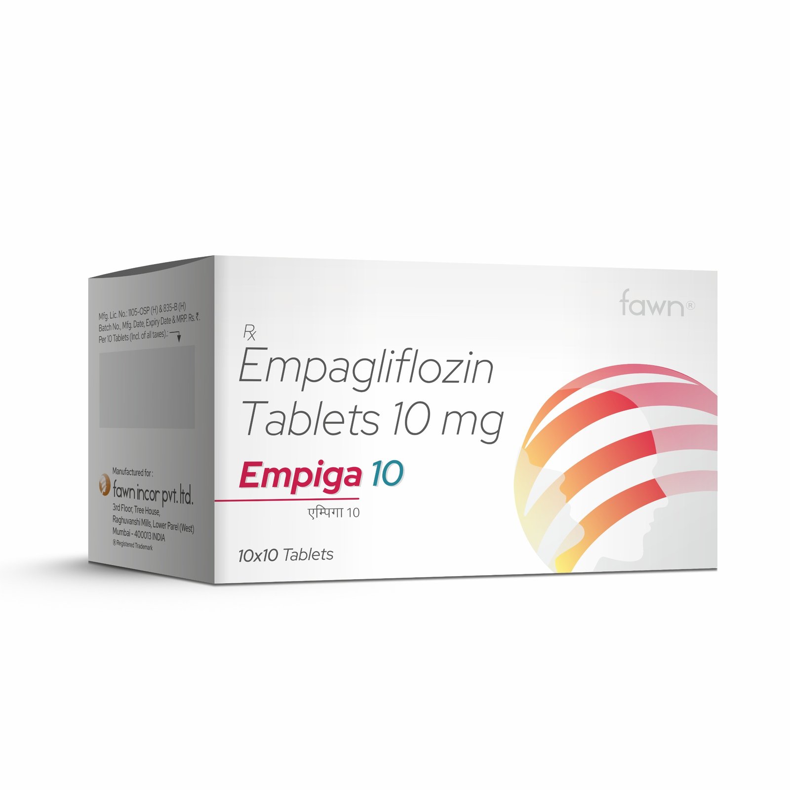 Empagliflozin 10 mg Tablets - Empiga 10 Tablets