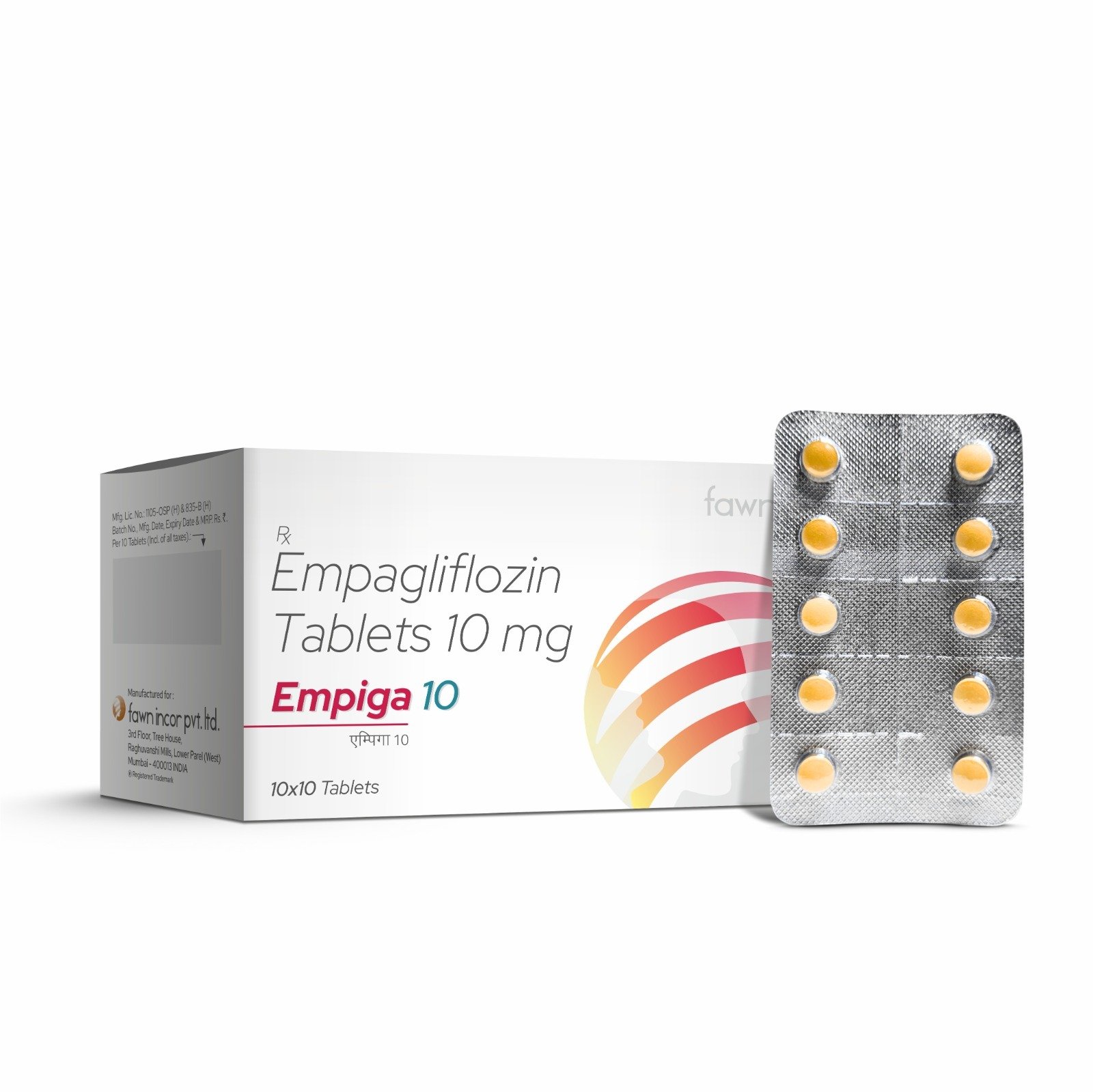 Empagliflozin 10 mg Tablets - Empiga 10 Tablets image 2