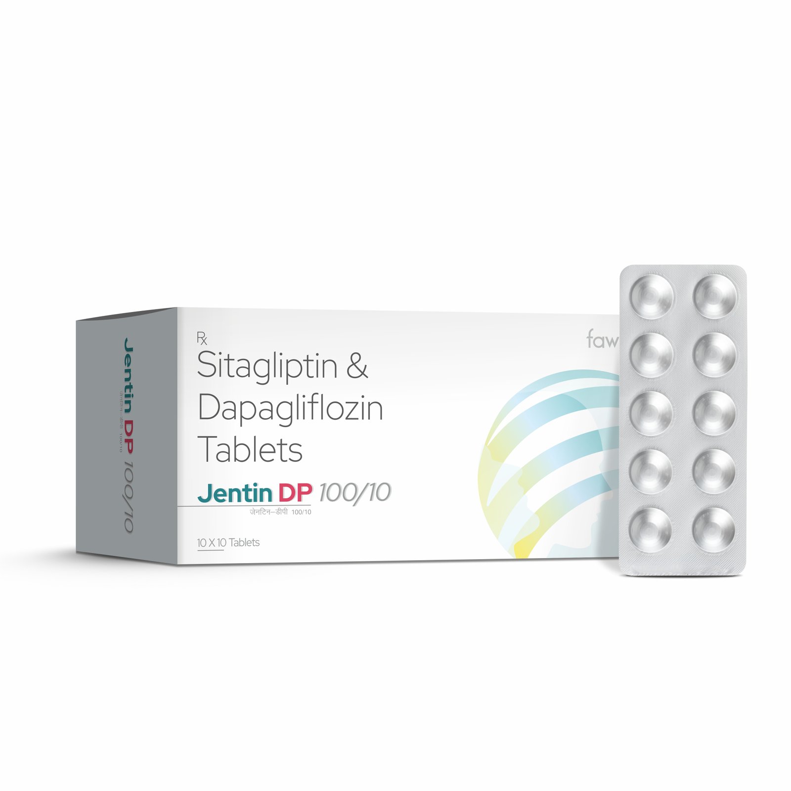 Sitagliptin & Dapagliflozin Tablets - JENTIN DP 100/10 - image 2