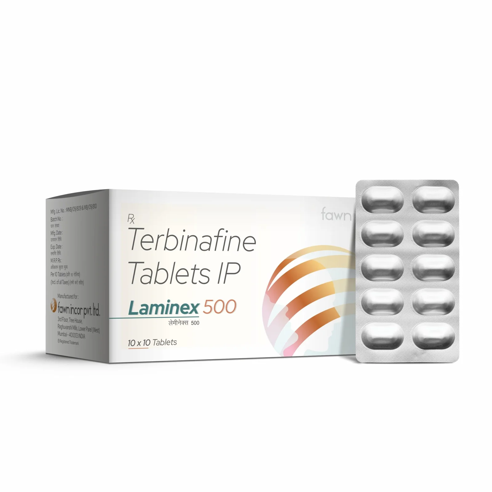Terbinafine Tablet IP 500 Mg - LAMINEX 500 image 2
