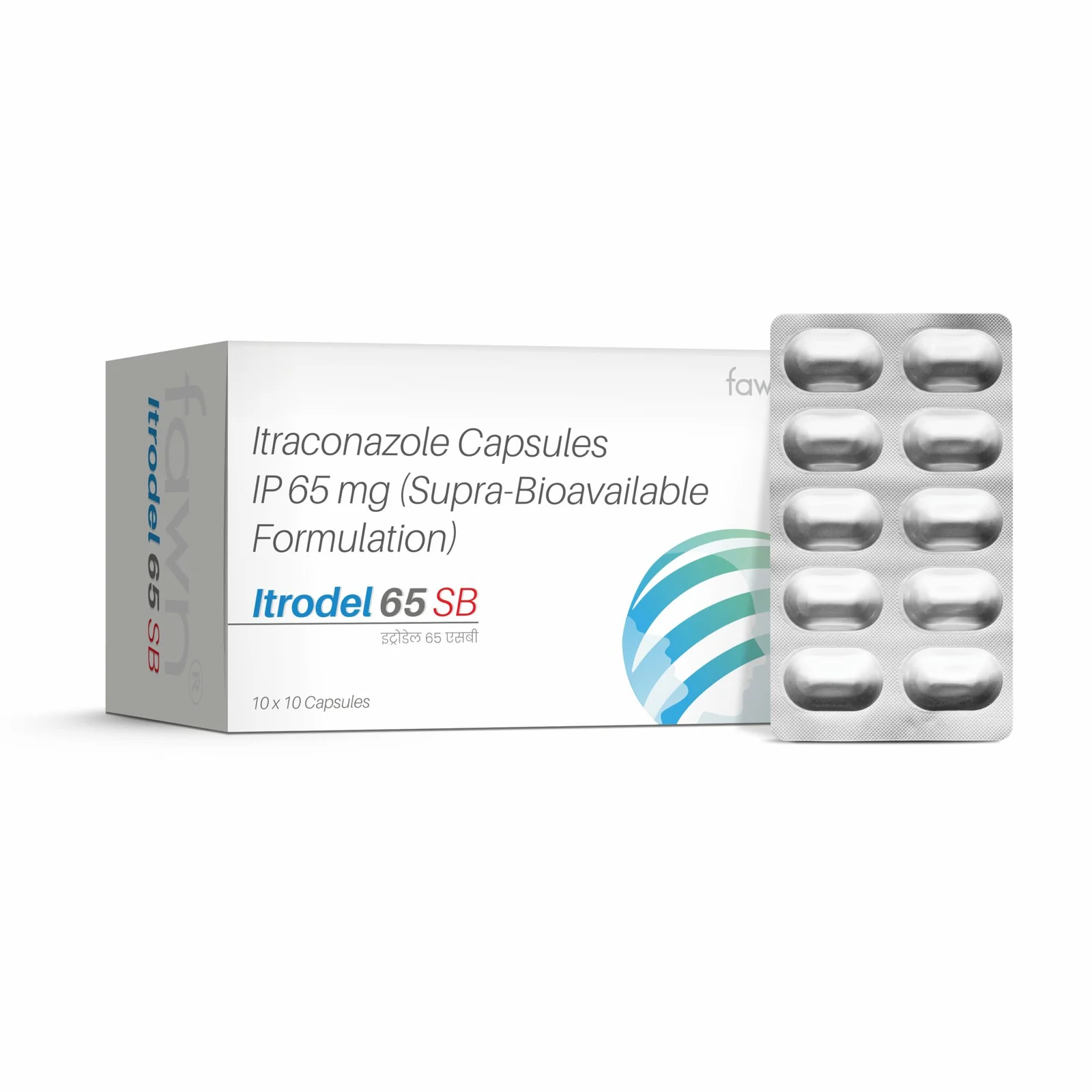 Itraconazole Capsules IP 65 Mg Supra Bioavailable Antifungal - ITRODEL 65 SB