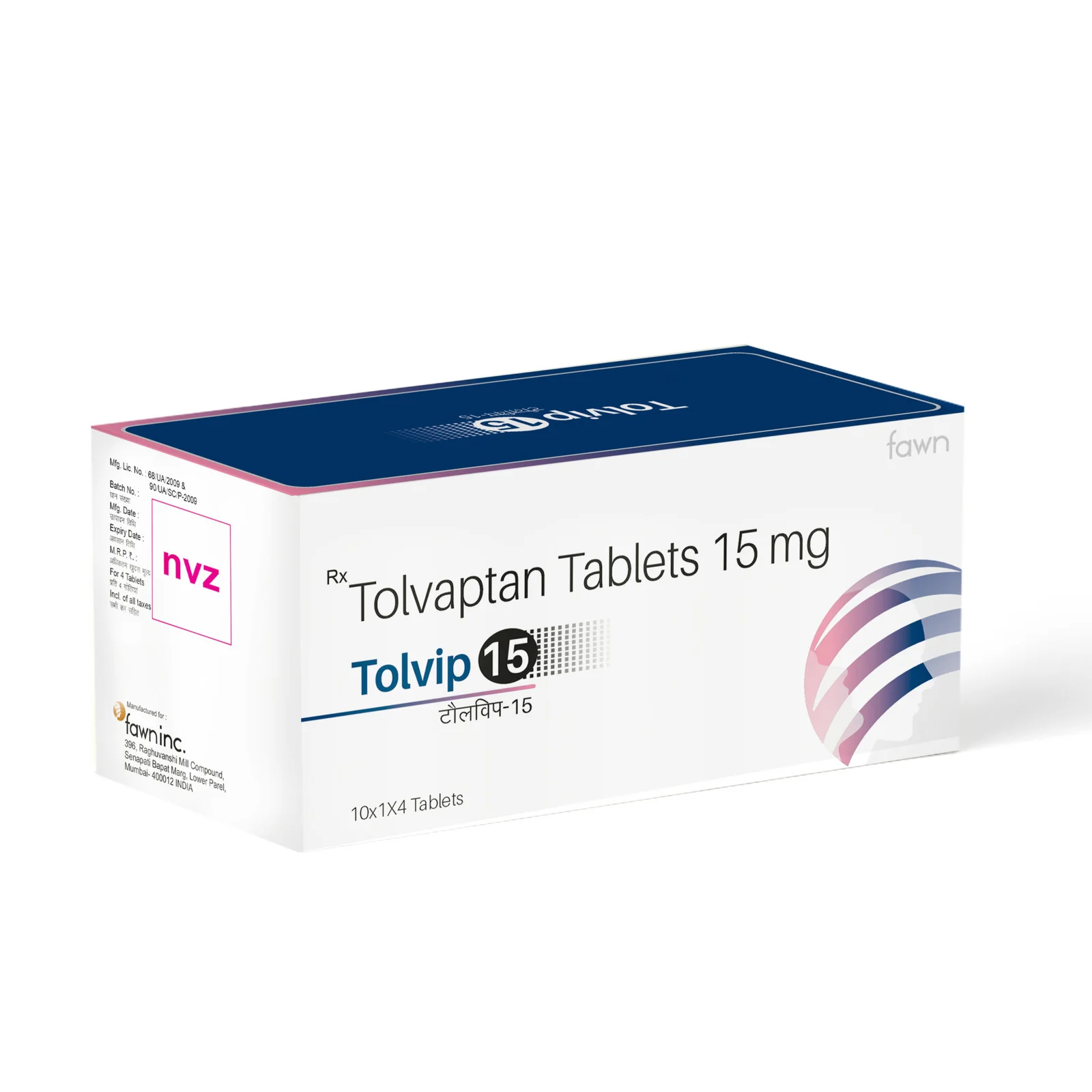 Tolvaptan Tablets 15 Mg - TOLVIP 15