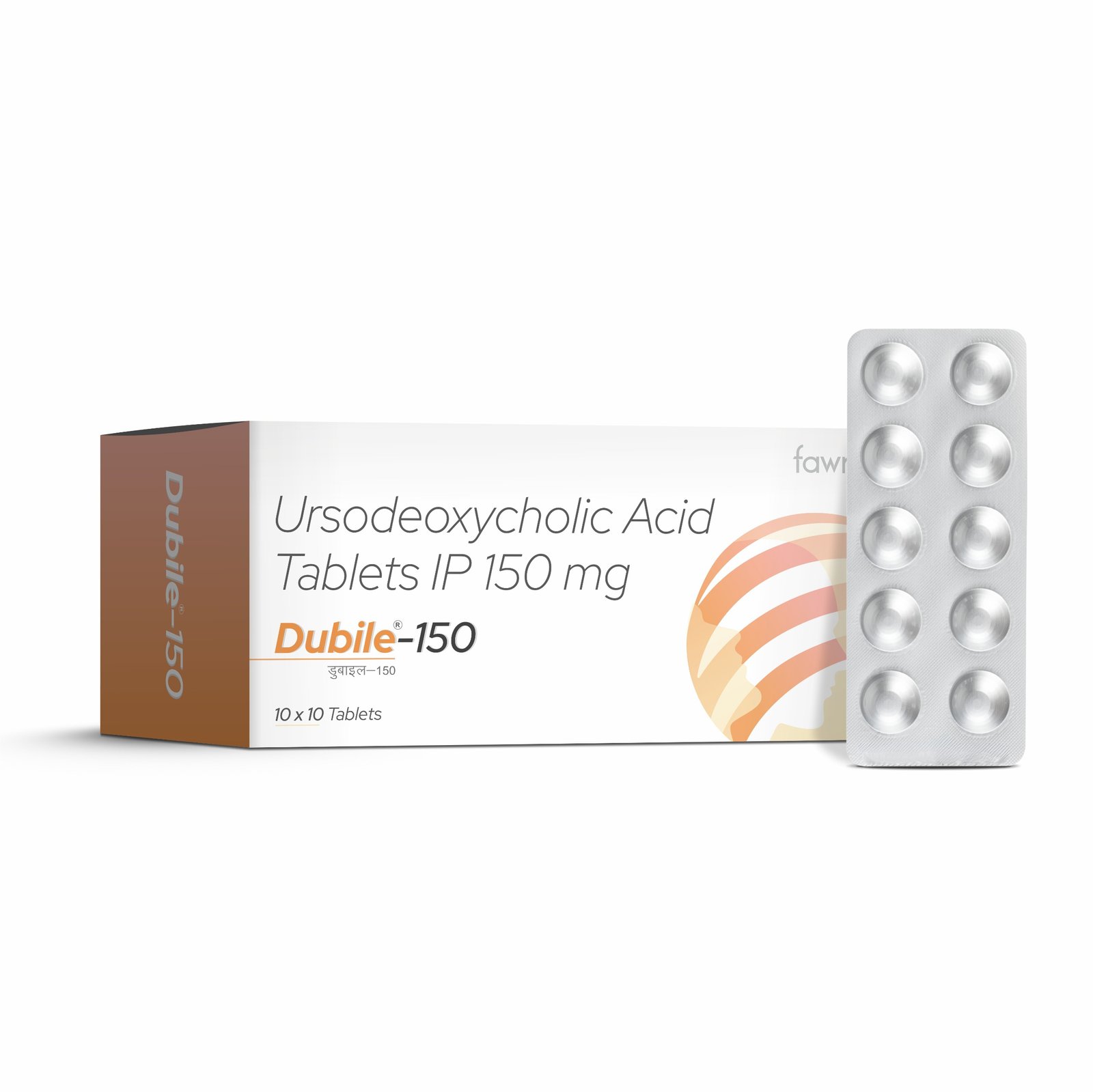 Ursodeoxycholic Acid Tablet IP 150 Mg - DUBILE 150 image 2