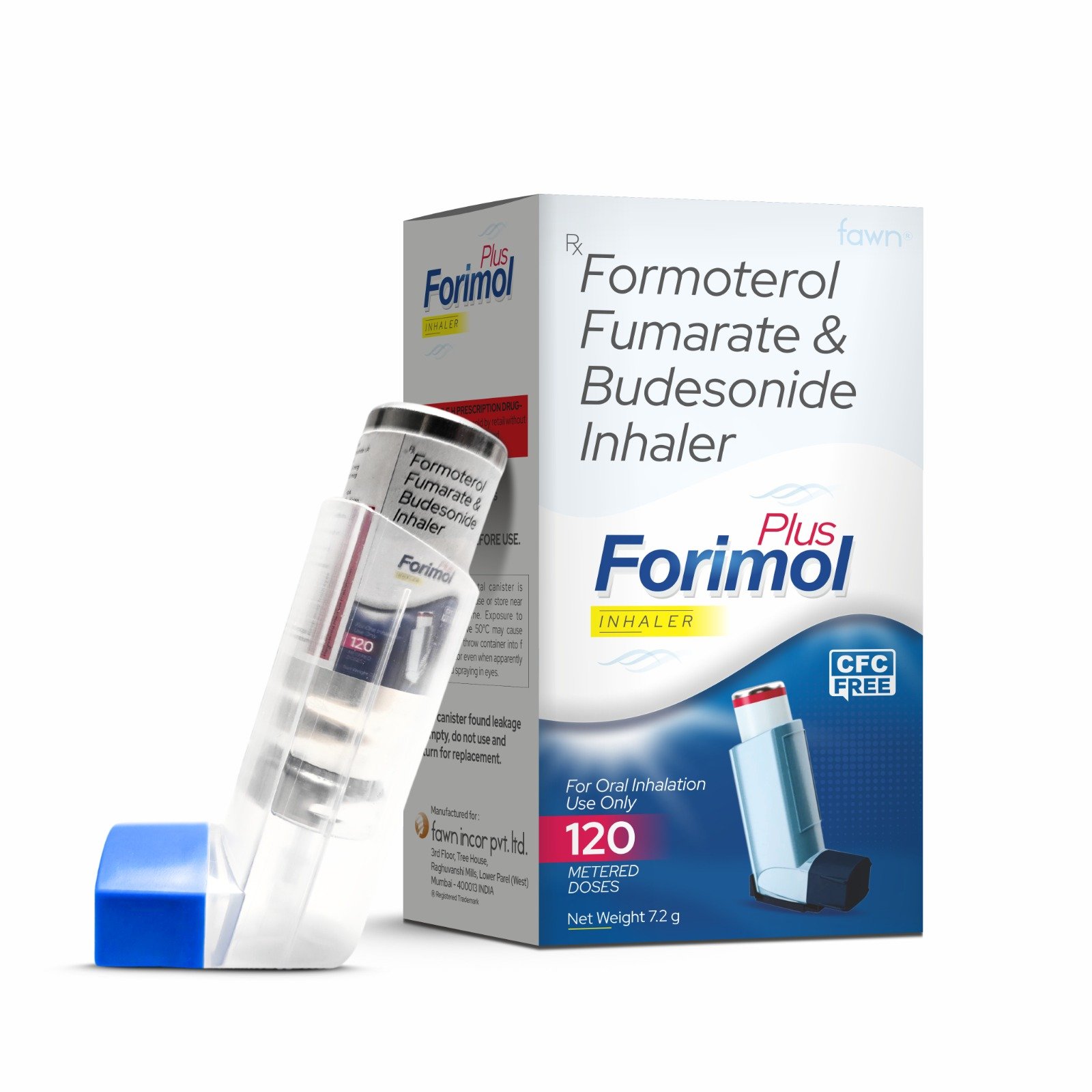 Formoterol Fumarate & Budesonide Inhaler - FORIMOL PLUS Inhaler