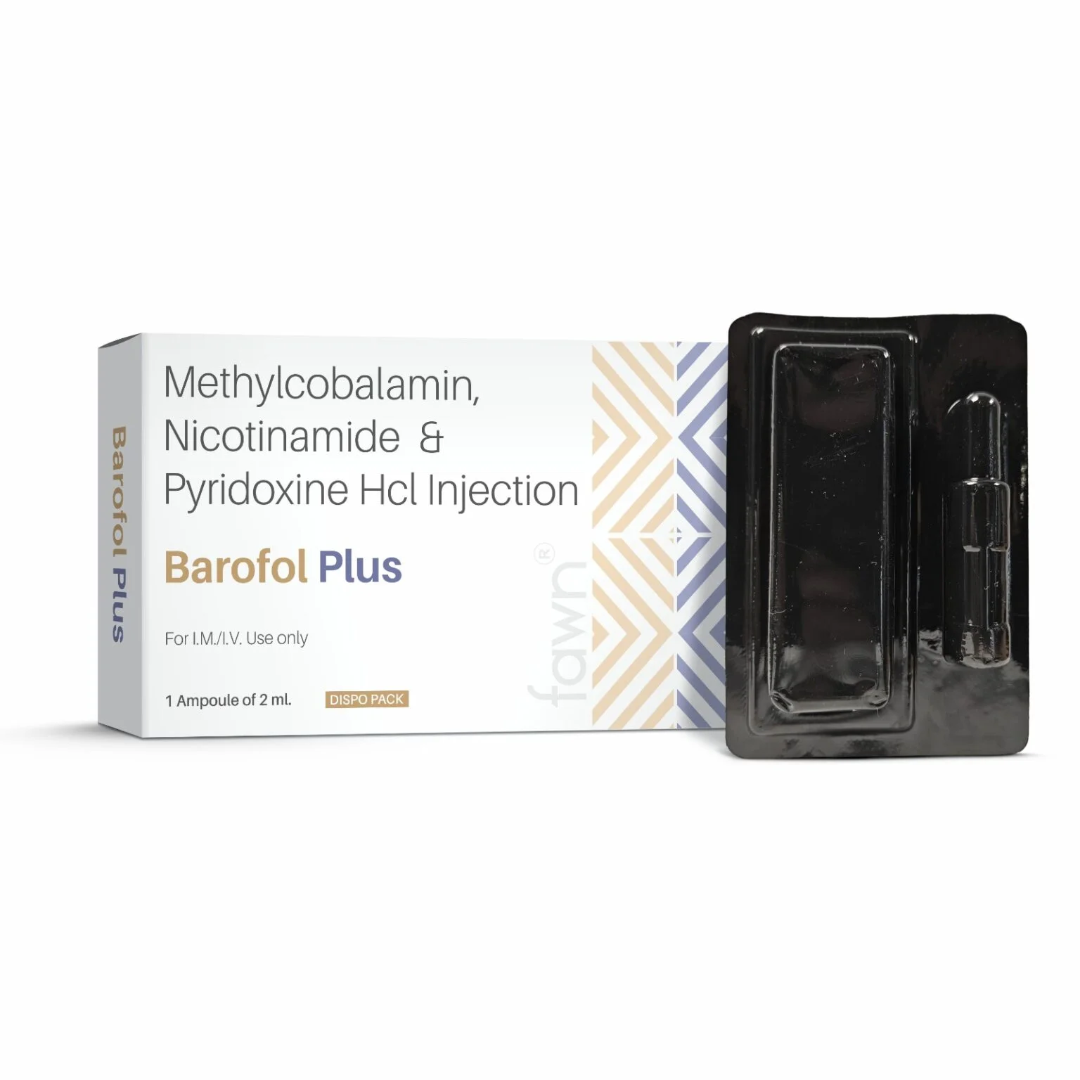 Methylcobalamin Nicotinamide & Pyridoxine HCl Injection - BAROFOL PLUS Injection