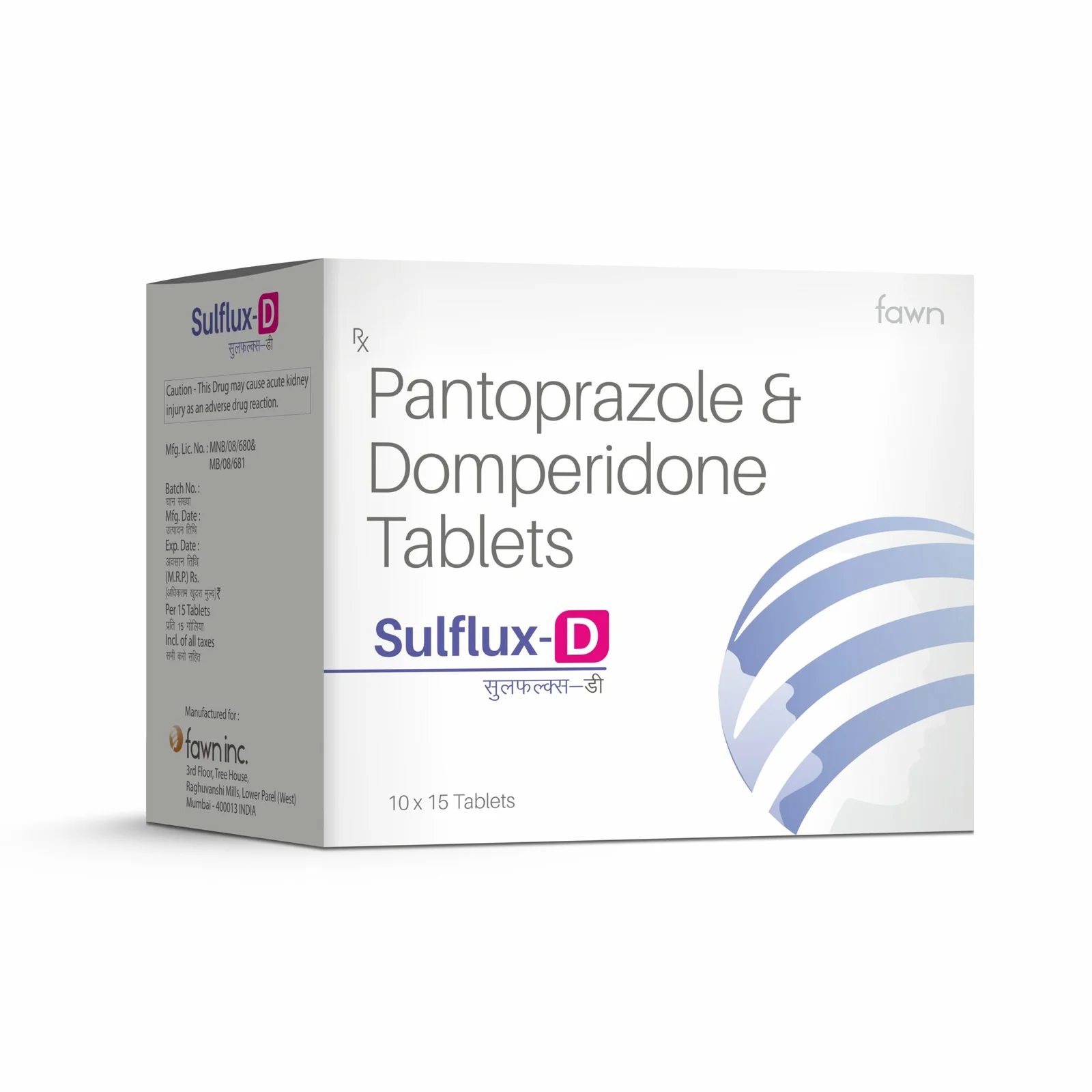 Pantoprazole & Domperidone Tablets - SULFLUX D