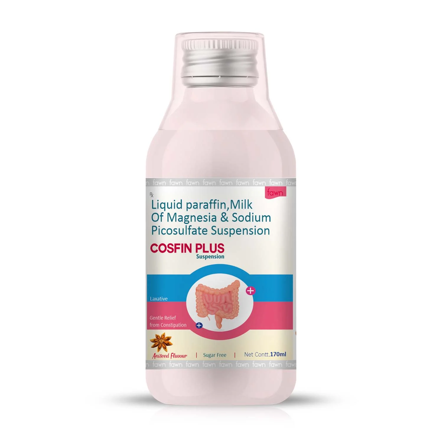 Liquid Paraffin Milk Of Magnesia & Sodium Picosulfate Suspension - COSFIN PLUS