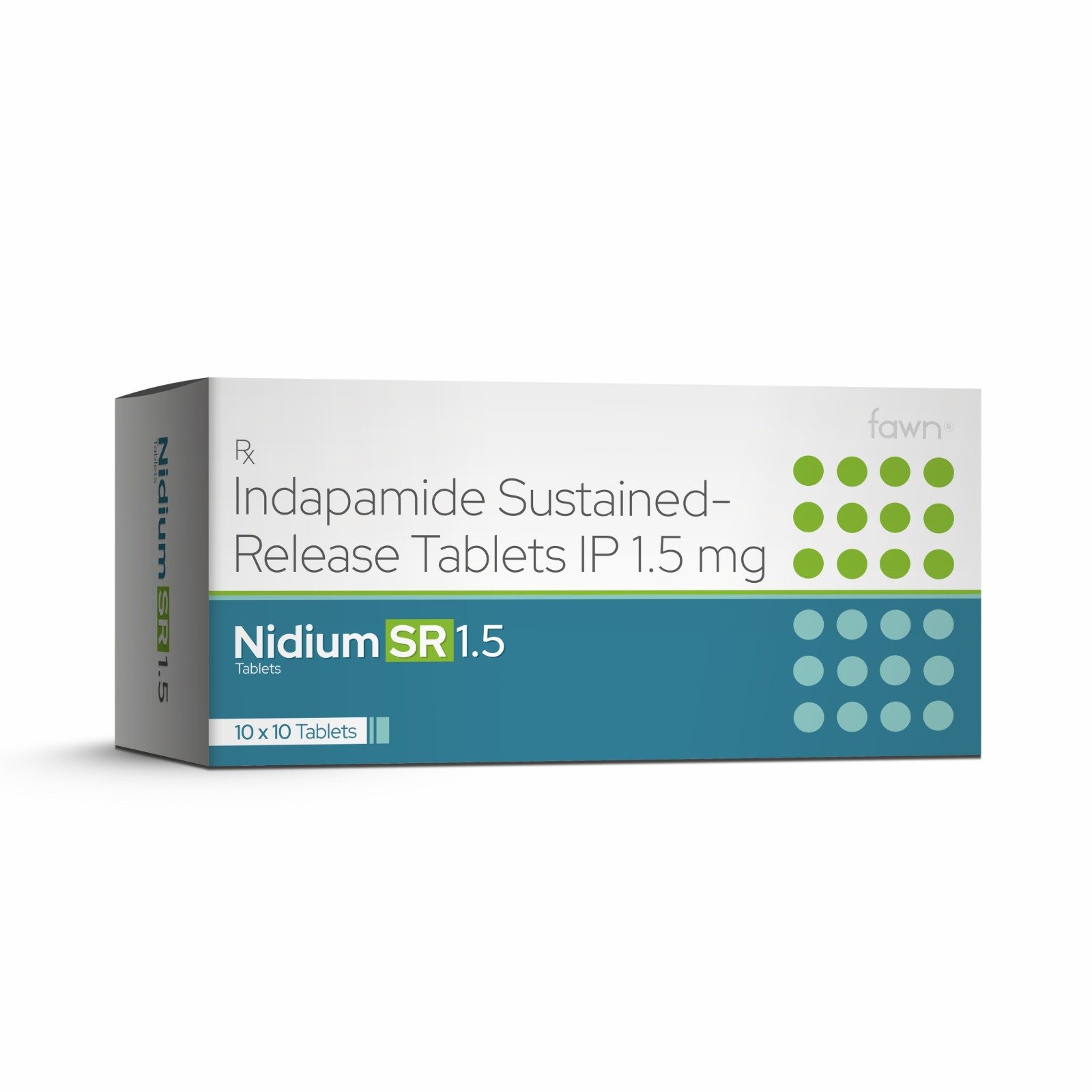 Indapamide Sustained-Release Tablets IP 1.5 Mg - NIDIUM SR 1.5 Tablet