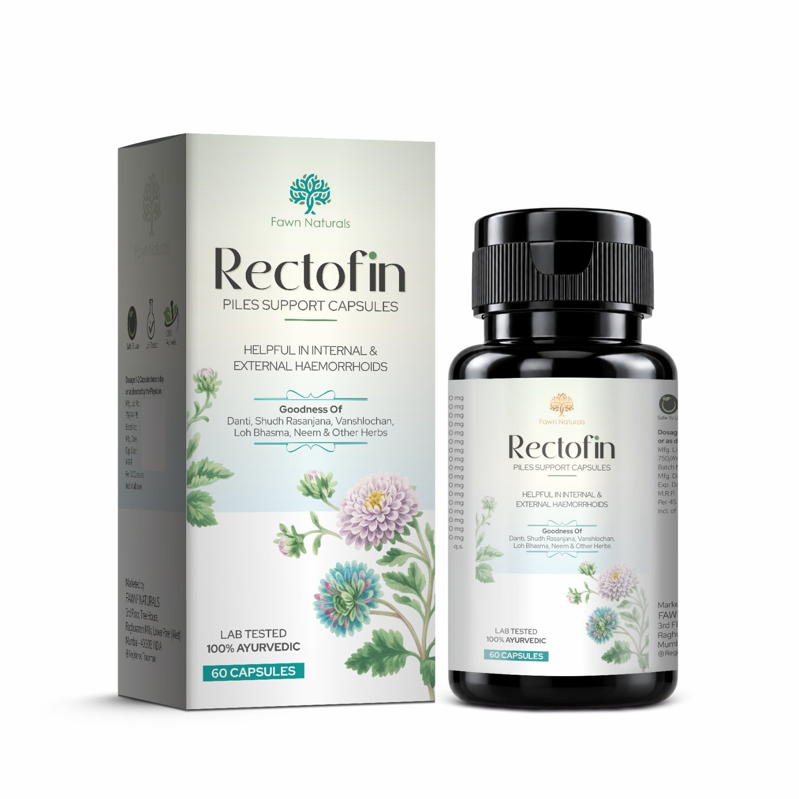 RECTOFIN Piles Support Capsules