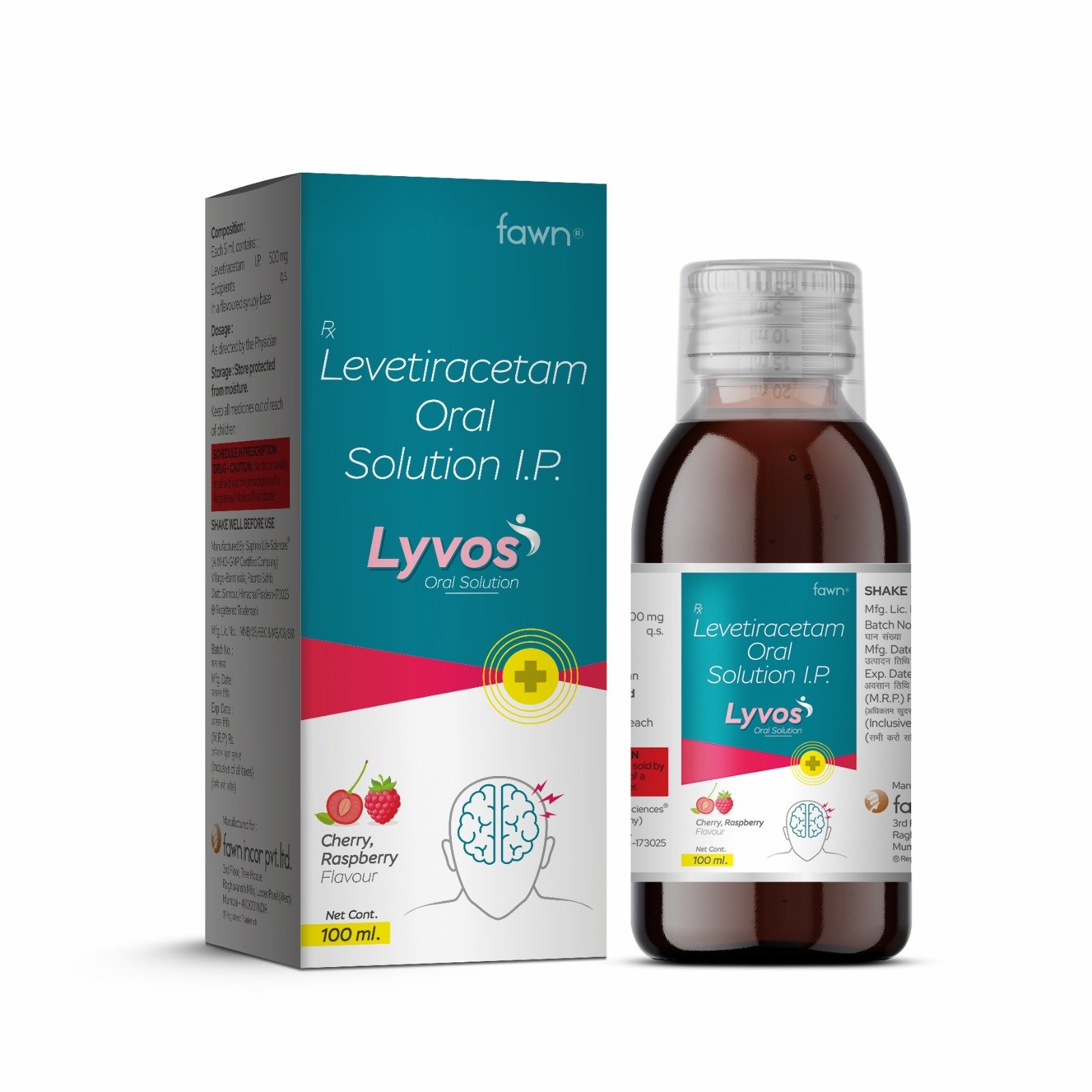 Levetiracetam Oral Solution IP - LYVOS Solution