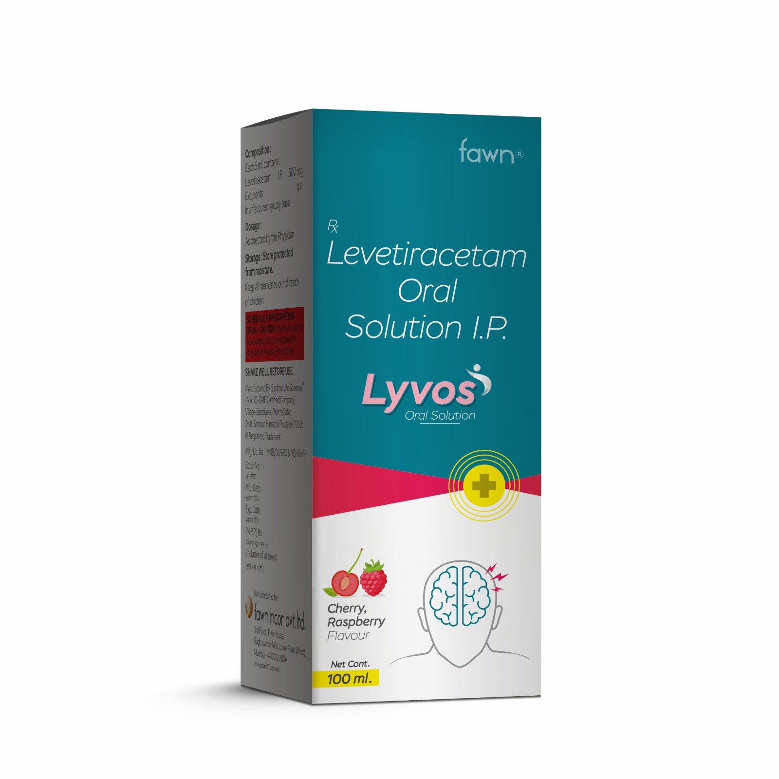 Levetiracetam Oral Solution IP - LYVOS Solution