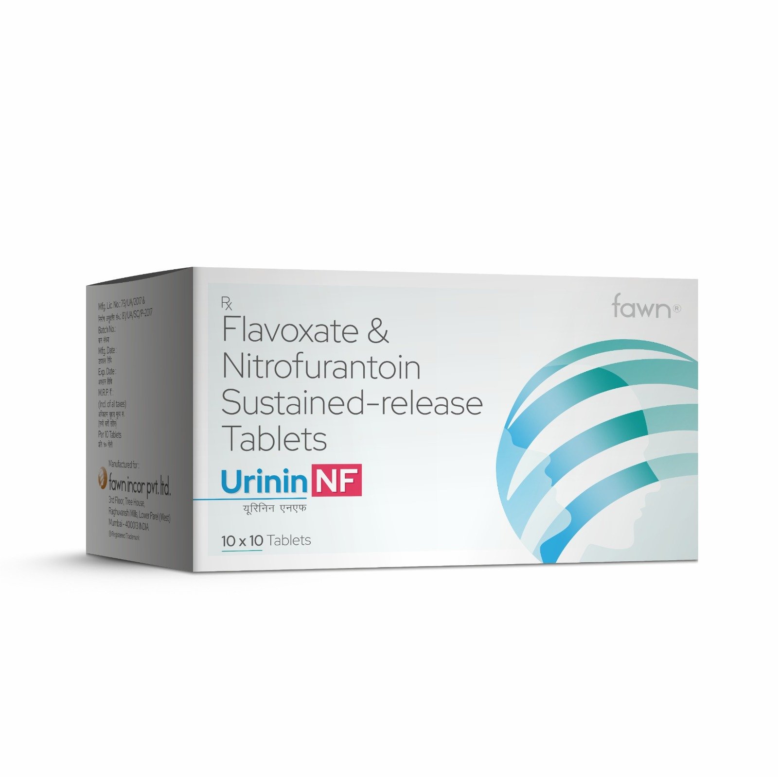 Flavoxate & Nitrofurantoin Sustained-Release Tablets - URININ NF Tablets