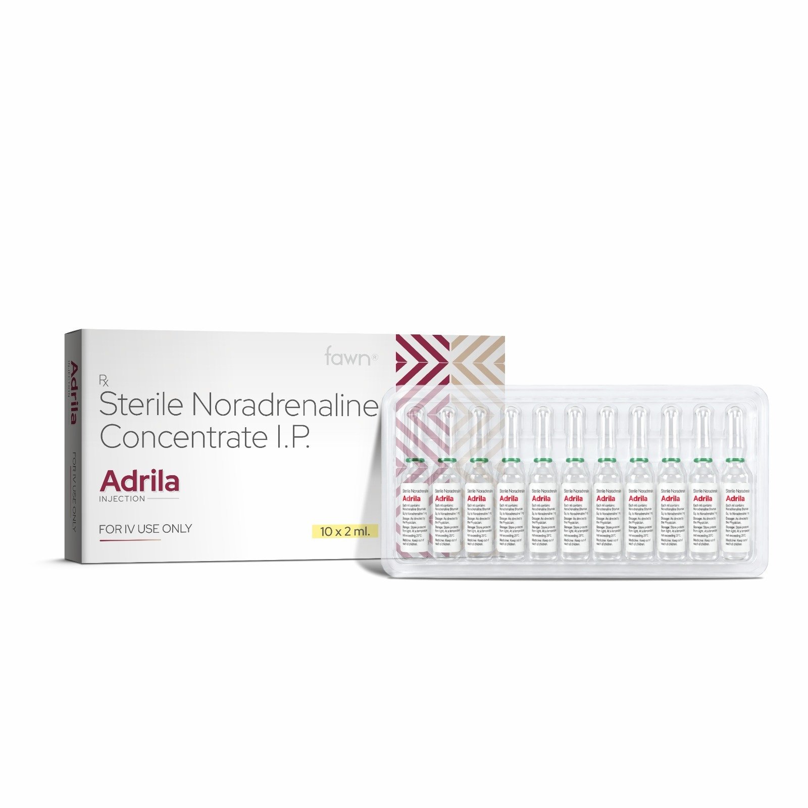 Sterile Noradrenaline Concentrate IP - ADRILA Injection