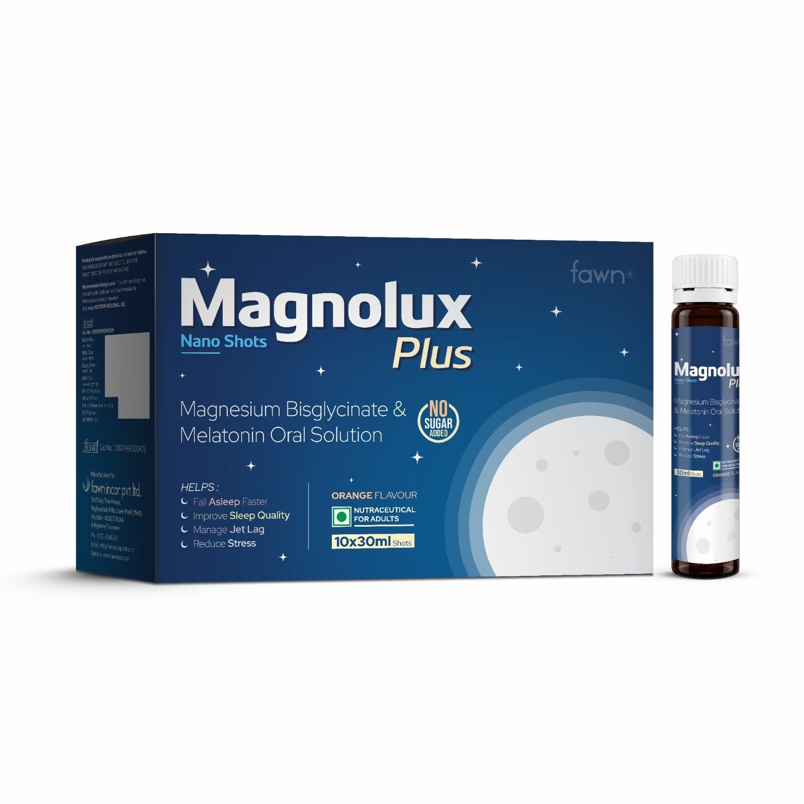 Magnesium Bisglycinate & Melatonin Oral Solution - Fawn Incor