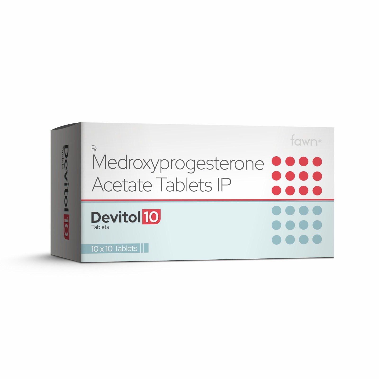 Medroxyprogesterone Acetate Tablets IP 10 mg - DEVITOL 10 Tablet