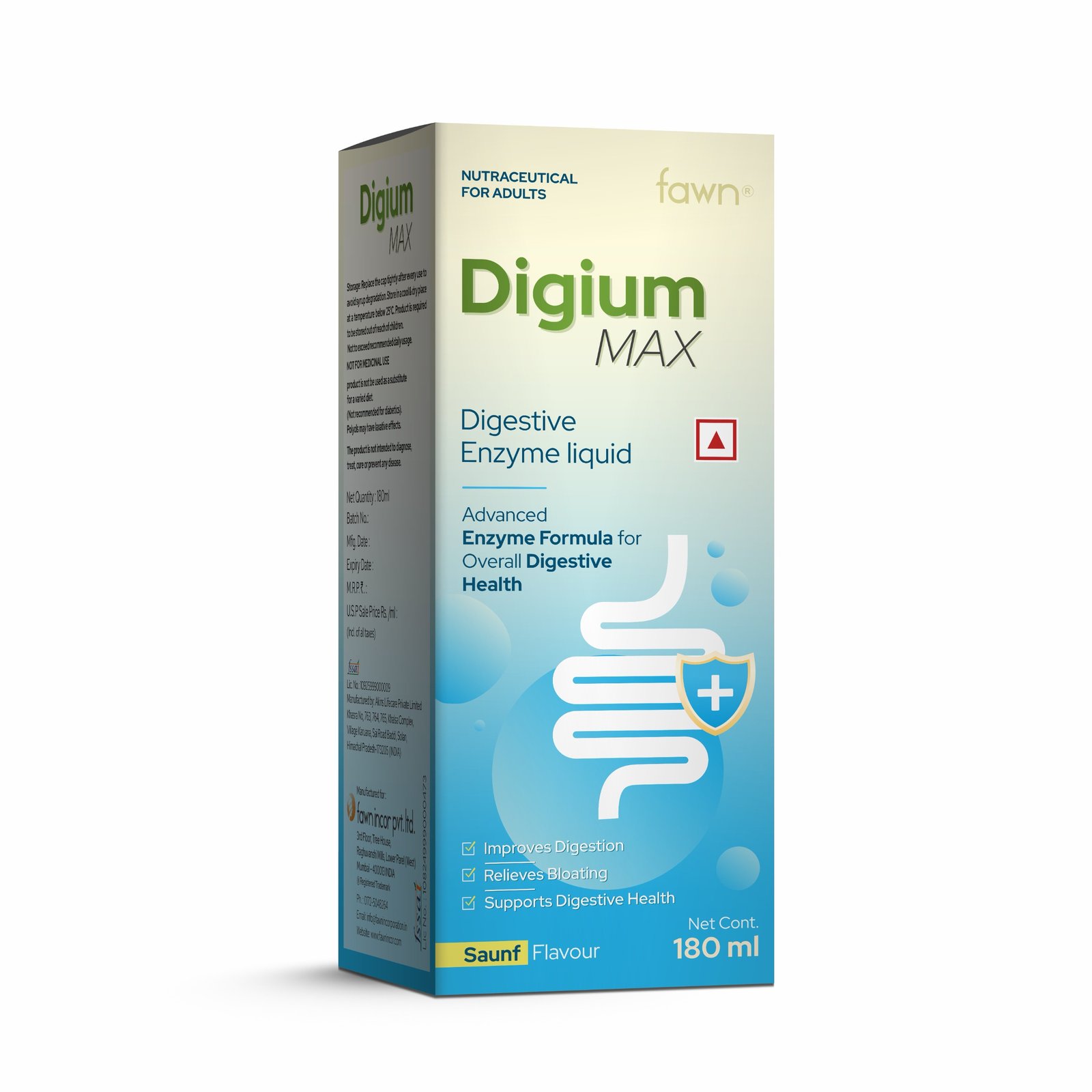 Digestive Enzyme Liquid Syrup - DIGIUM MAX Syrup