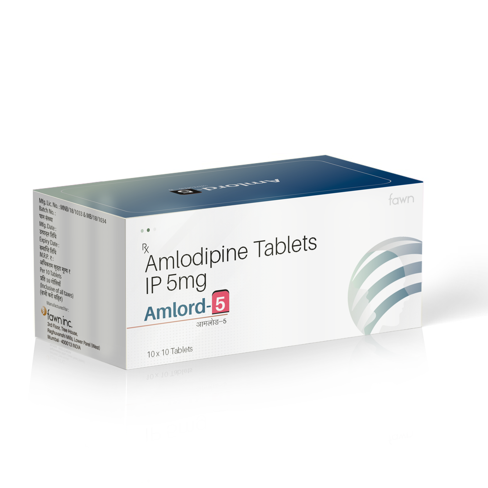 Amlodipine 5 mg Tablets