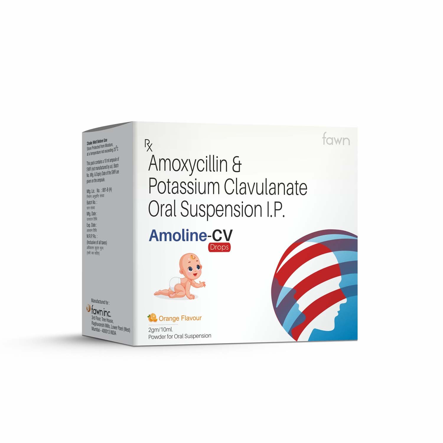 Amoxycillin 80 mg & Potassium Clavulanate 11.4 mg Oral Suspension IP