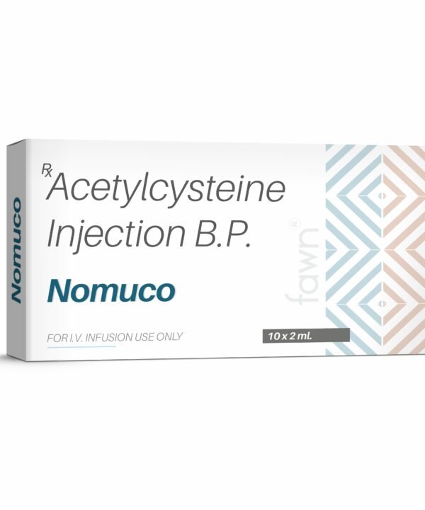 Acetylcysteine Injection BP - NOMUCO Injection -Fawn Incor
