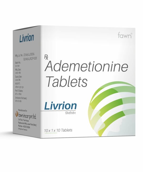 Ademetionine Tablets 400 Mg - LIVRION - Fawn Incor