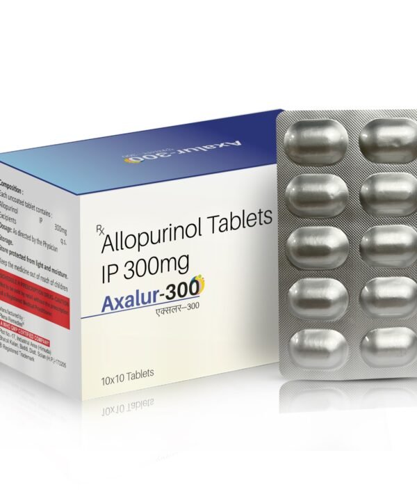 Allopurinol Tablets I.P 300 mg - AXALUR 300