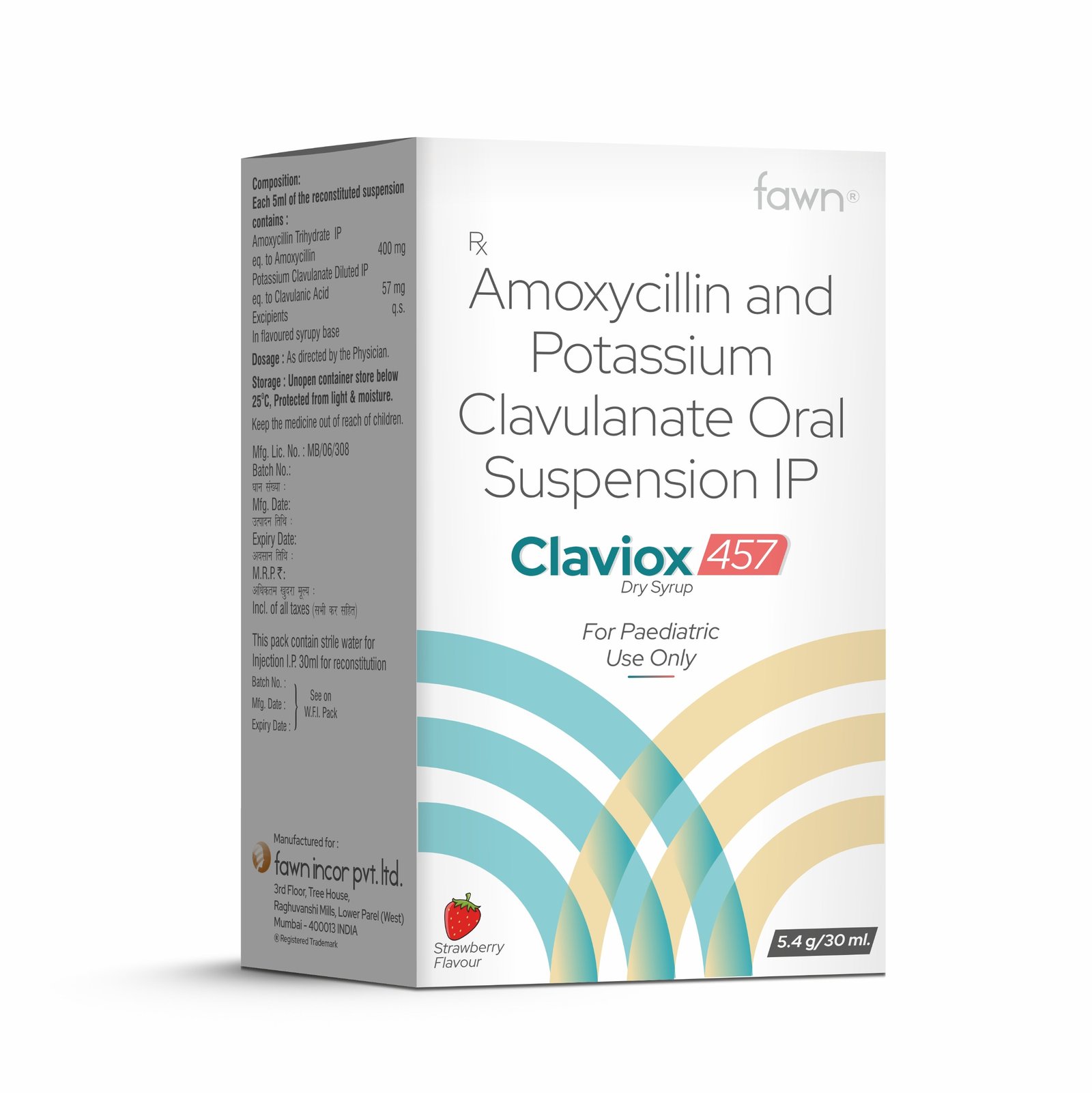 Amoxicillin & Potassium Clavulanate Oral Suspension IP - CLAVIOX 457