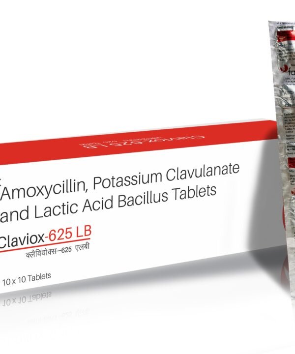 Amoxycillin Potassium Clavulanate & Lactic Acid Bacillus Tablets - CLAVIOX 625 LB