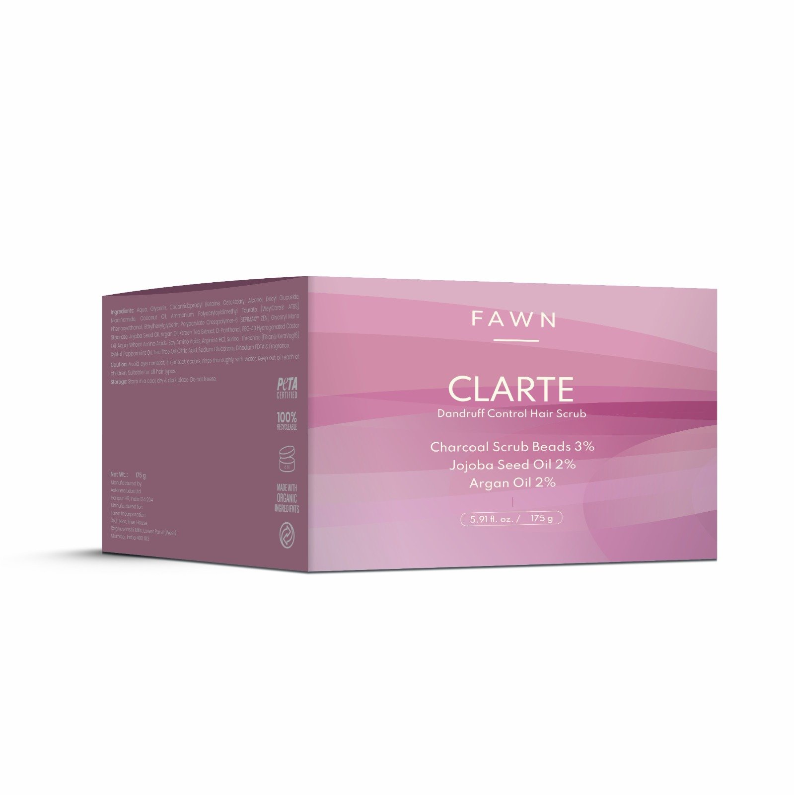 Anti-Dandruff Hair Control Scrub – CLARTE - Fawn Incor