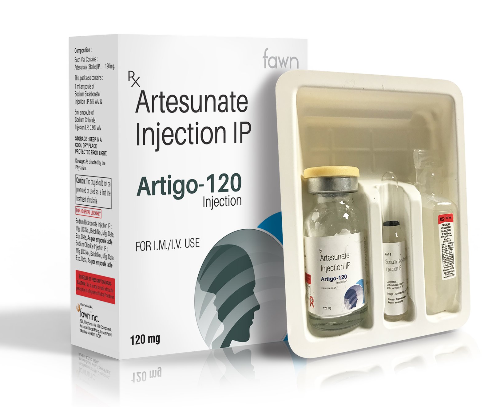 Artesunate 120 mg Injection