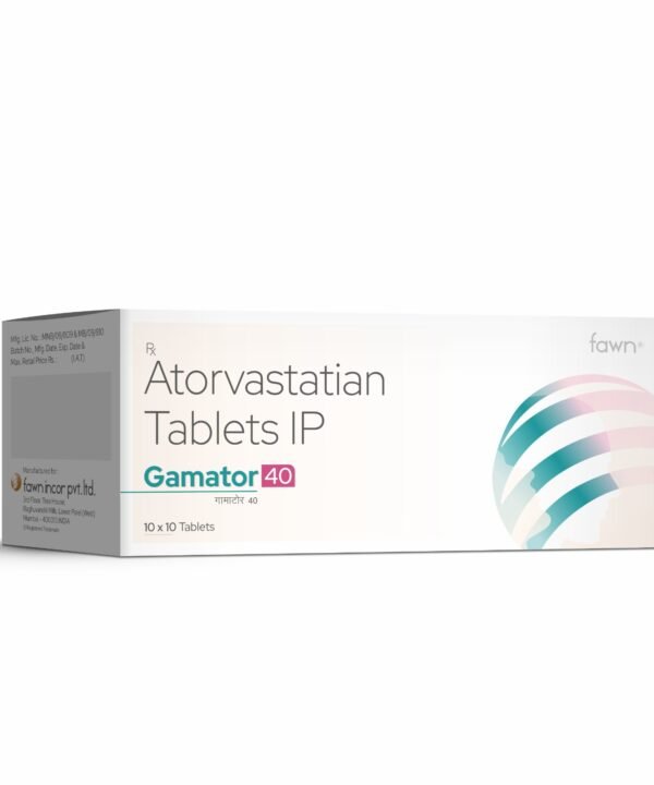 Atorvastatin Tablets IP 40 Mg - GAMATOR 40