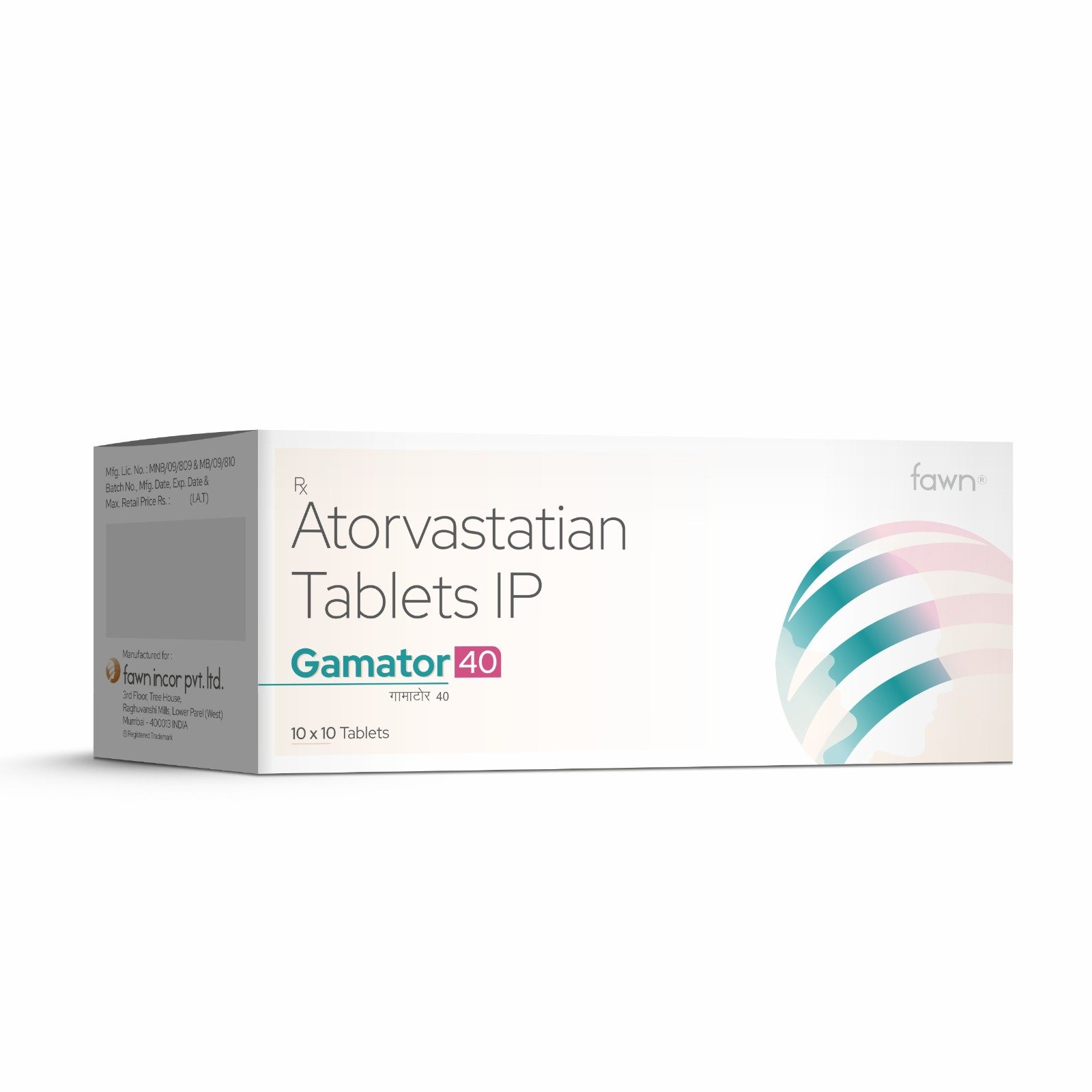 Atorvastatin Tablets IP 40 Mg - GAMATOR 40