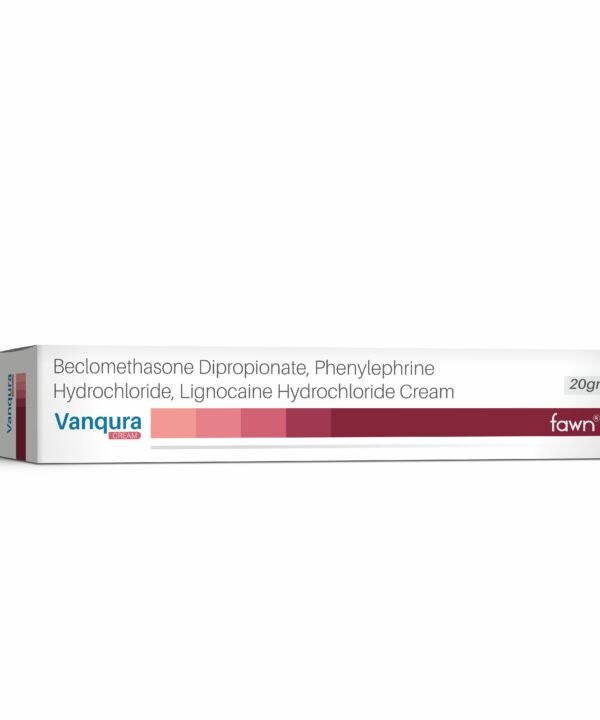Beclomethasone Dipropionate, Phenylephrine HCL, Lignocaine Hydrochloride & Chlorocresol Cream - VANQURA Cream - Fawn Incor