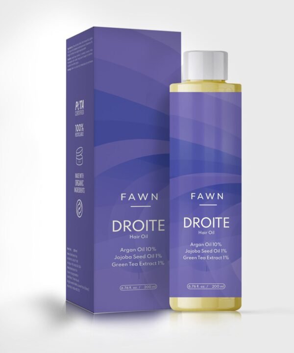 Best Hair Oil for Hair Growth - DROITE - Fawn Incor