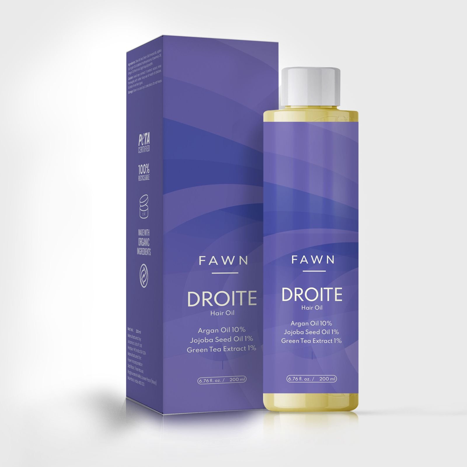 Best Hair Oil for Hair Growth - DROITE - Fawn Incor