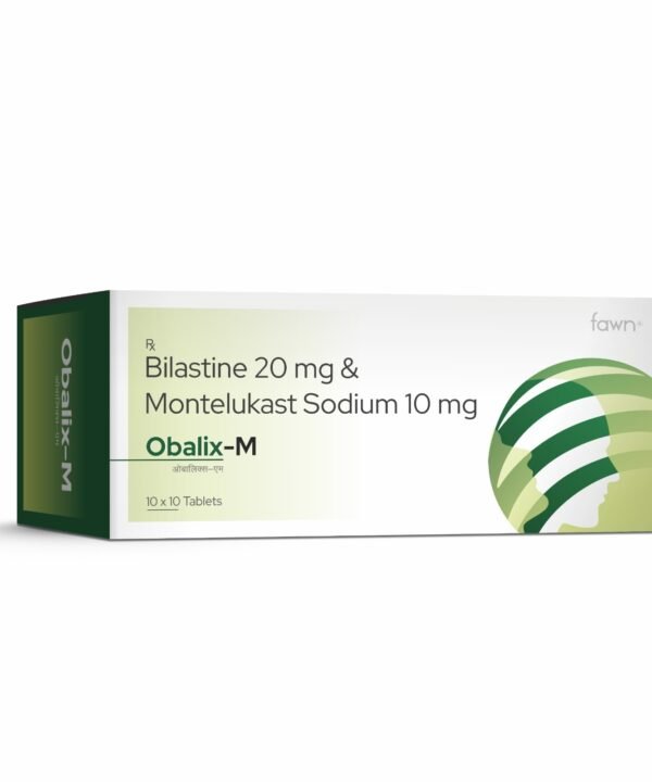 Bilastine 20 Mg & Montelukast Sodium 10 Mg Tablets - OBALIX M- Fawn Incor