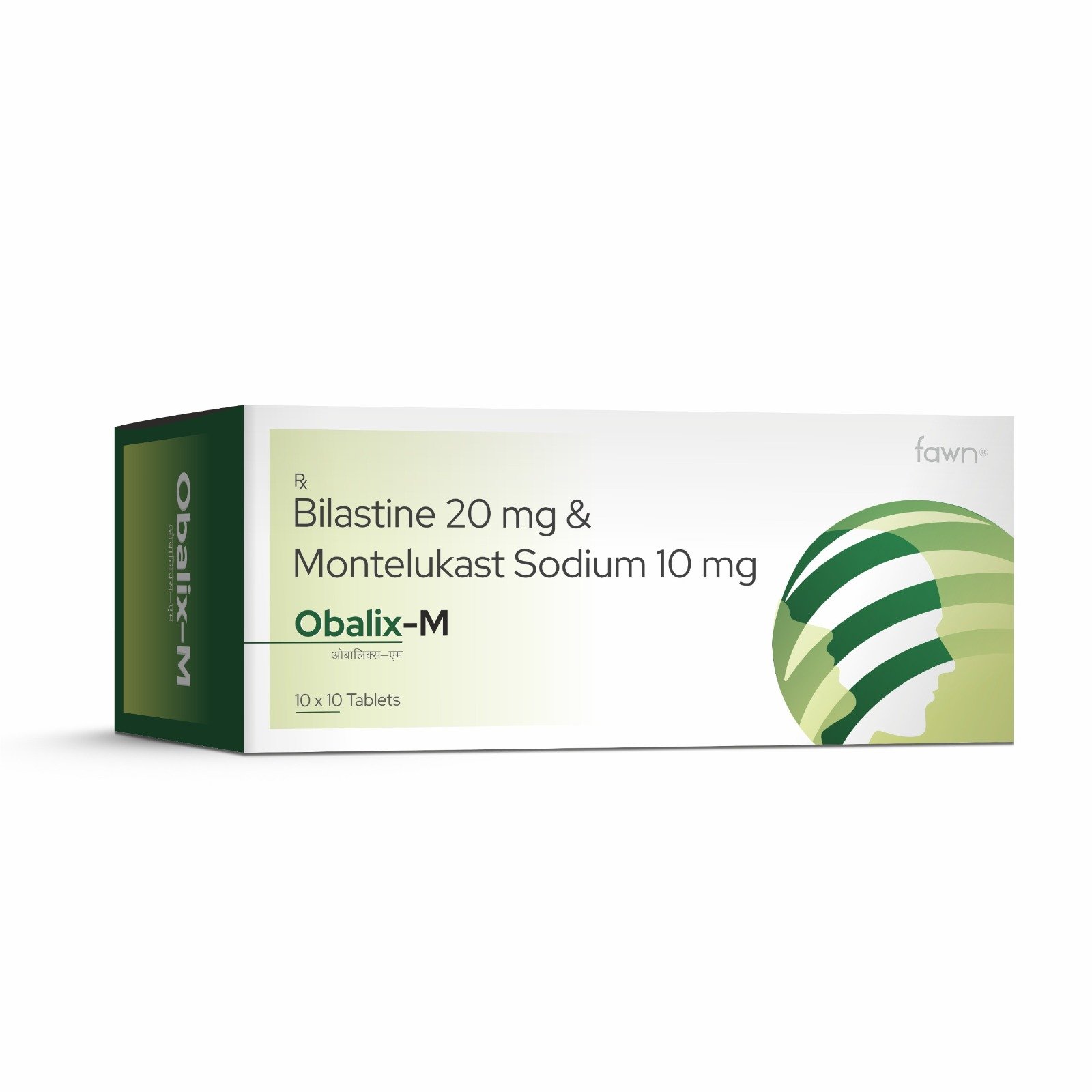 Bilastine 20 Mg & Montelukast Sodium 10 Mg Tablets - OBALIX M- Fawn Incor