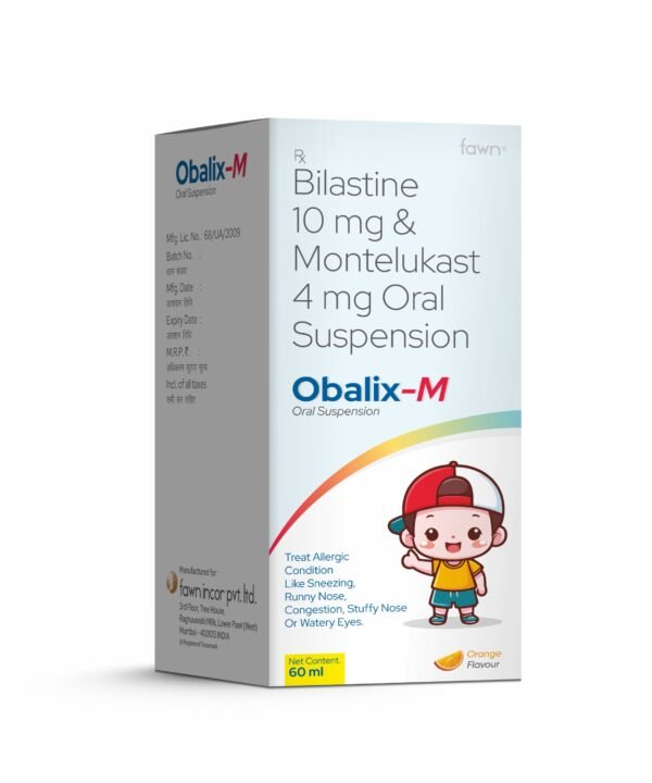 Bilastine & Montelukast Oral Suspension - OBALIX M