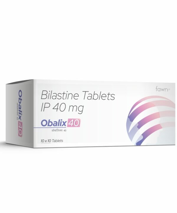 Bilastine Tablets 40 Mg - OBALIX 40 - Fawn Incor