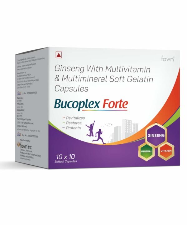 Ginseng Multivitamin & Multimineral Capsules- BUCOPLEX FORTE