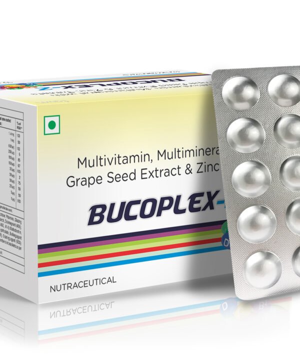 Multivitamin & Multimineral with Grape Seed Extract Tablet - BUCOPLEX Z Tablet