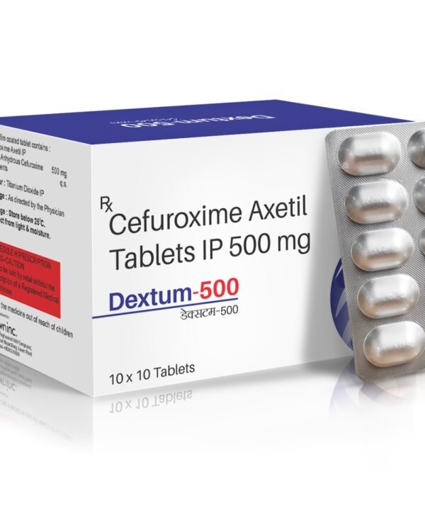 Cefuroxime Axetil 500 Mg Tablets - DEXTUM 500 Tablets