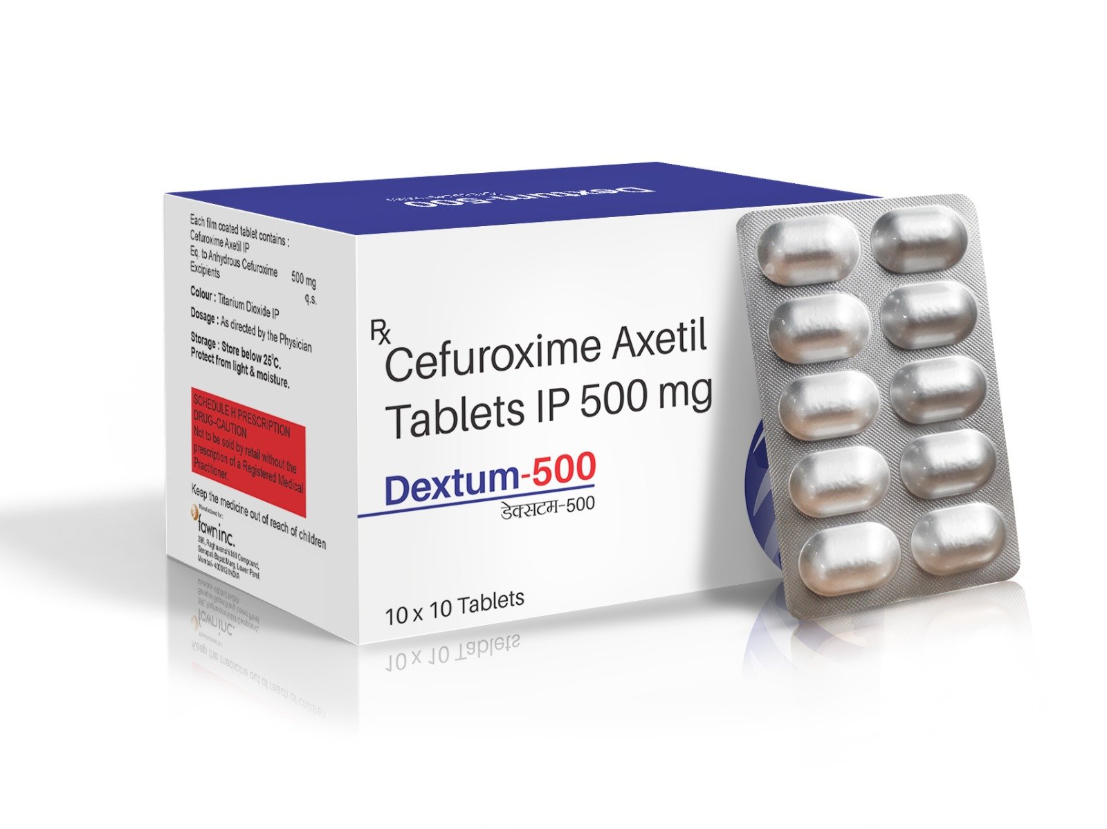 Cefuroxime Axetil 500 Mg Tablets - DEXTUM 500 Tablets